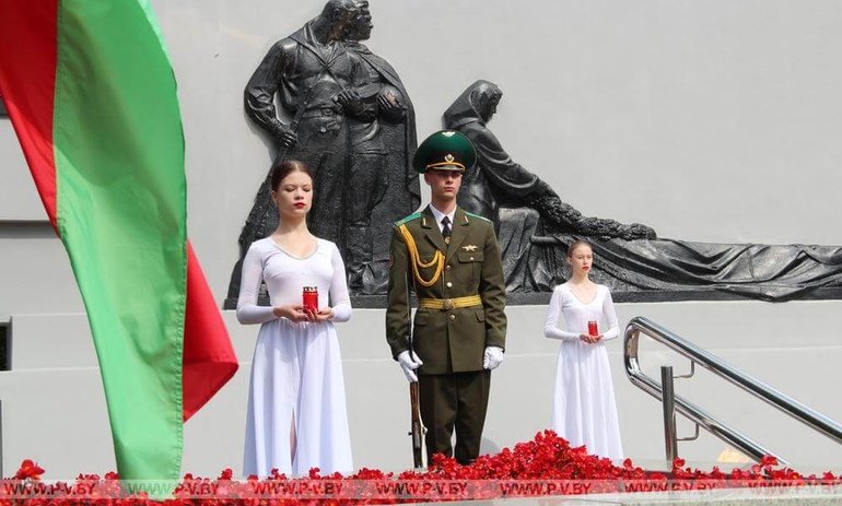 ТОРЖЕСТВА ПО СЛУЧАЮ 79-Й ГОДОВЩИНЫ ОСВОБОЖДЕНИЯ ГОРОДА ПРОШЛИ В ПИНСКЕ
